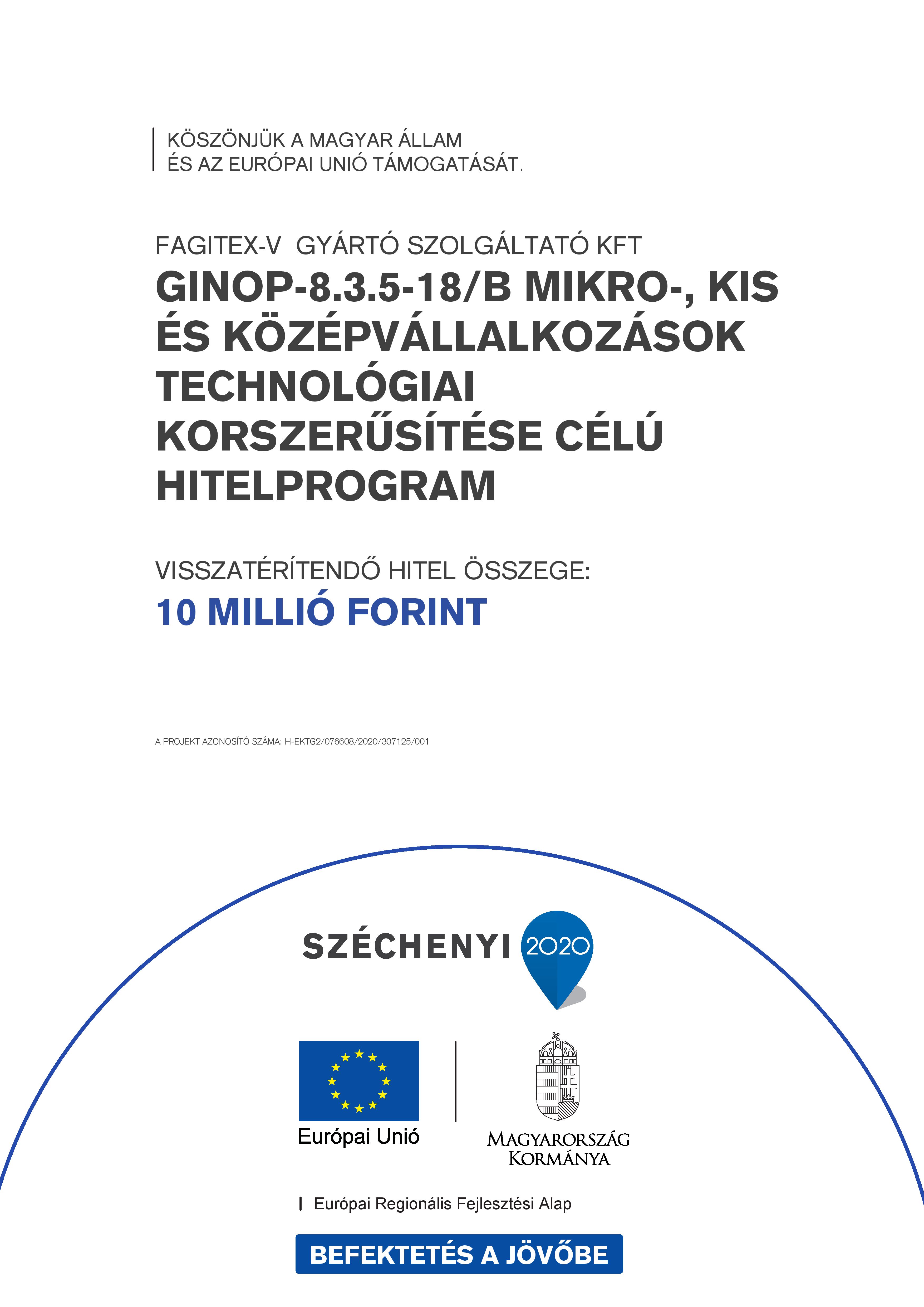 Széchenyi 2020 0%-os hitel információ